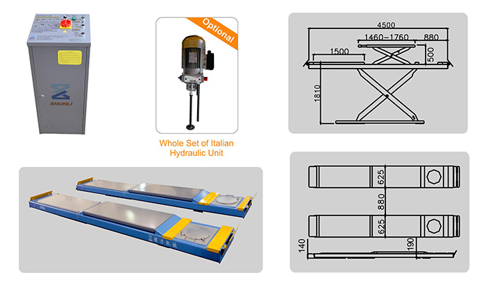 CD5040TCC Ultrathin Double Level Scissor Lif for Four Wheel Alignment CD5040TCC Ultrathin Double Level Scissor Lif for Four Wheel Alignment