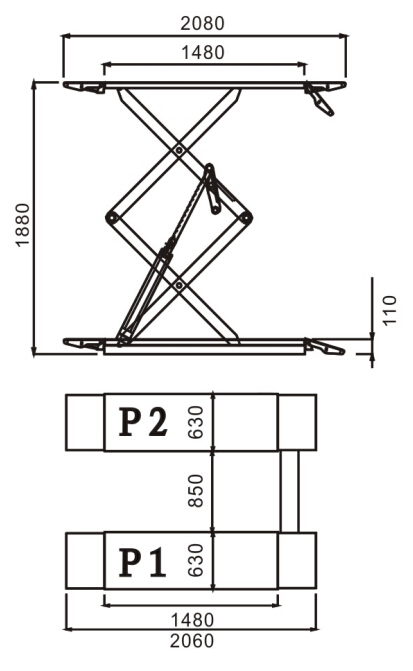 SHL-Y-J-36CBL Ultrathin Small Platform Scissor Lift(Heavy Duty Type) SHL-Y-J-36CBL Ultrathin Small Platform Scissor Lift(Heavy Duty Type)