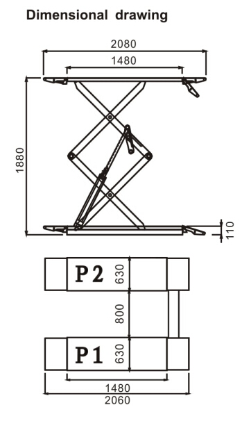 CX30TC Ultrathin Small Platform Scissor Lift CX30TC Ultrathin Small Platform Scissor Lift