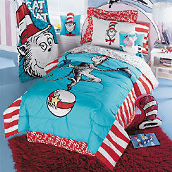 dr. seuss cat in the hat bedding