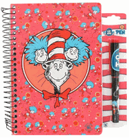 dr. seuss cat in the hat and thing 1 and thing 2 notebook