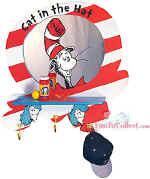 dr. seuss cat in the hat mirror