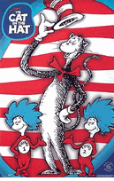 dr. seuss cat in the hat poster