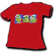 dr. seuss grinch 3 faces shirt